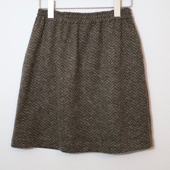 \J. Crew\• Leather-Tipped Bell Skirt - Picture 7 of 13